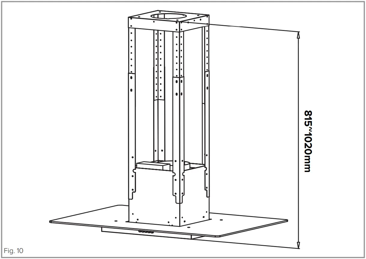 CDA ECNK90 Flat Glass Island Extractor fig 10