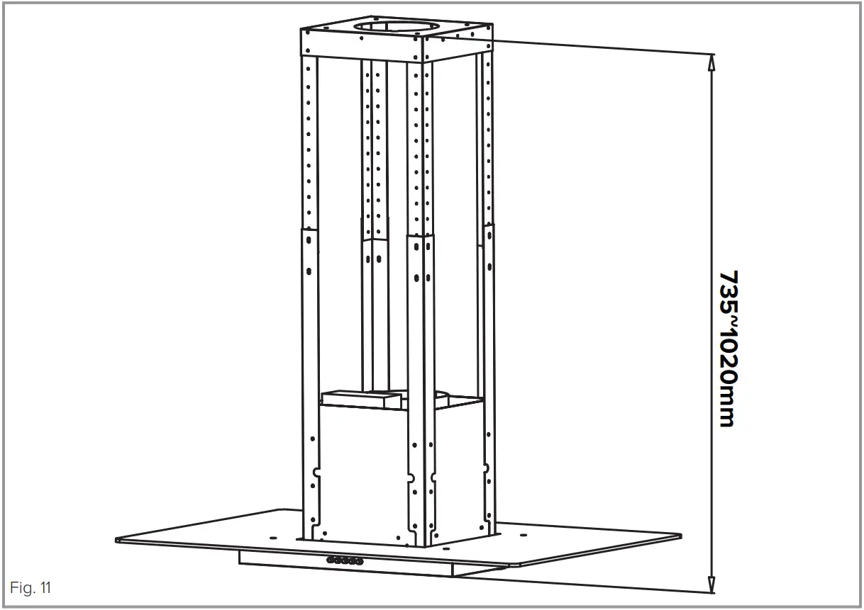 CDA ECNK90 Flat Glass Island Extractor fig 11