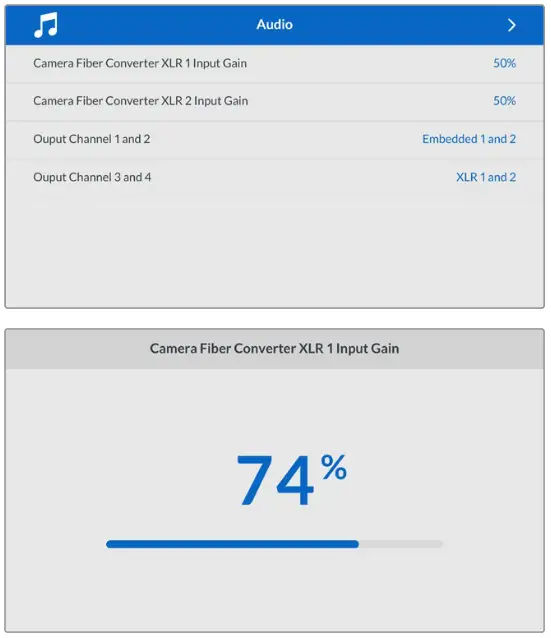 proavl Blackmagic URSA Mini URSA Mini Pro - Audio