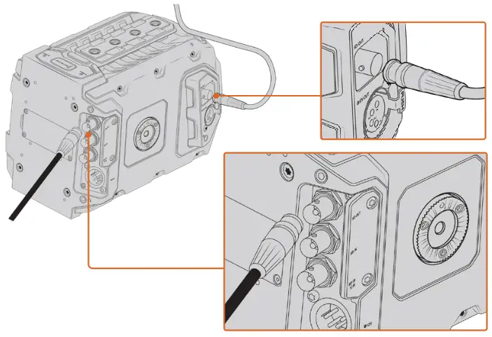 proavl Blackmagic URSA Mini URSA Mini Pro - Connecting to Video Switchers