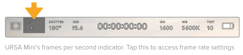 proavl Blackmagic URSA Mini URSA Mini Pro - Control and Playback Buttons6
