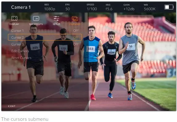 proavl Blackmagic URSA Mini URSA Mini Pro - Cursors