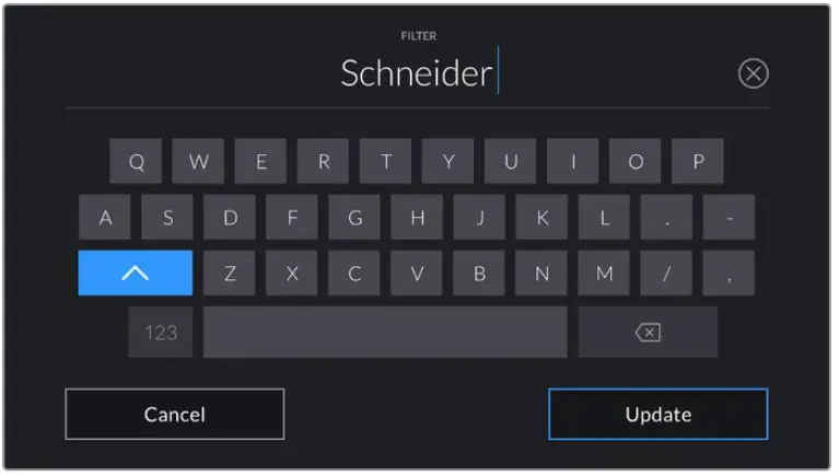 proavl Blackmagic URSA Mini URSA Mini Pro - Filter