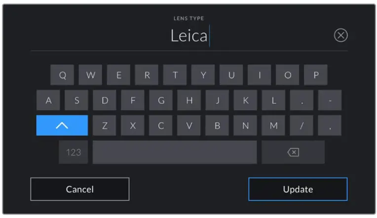 proavl Blackmagic URSA Mini URSA Mini Pro - Lens Type