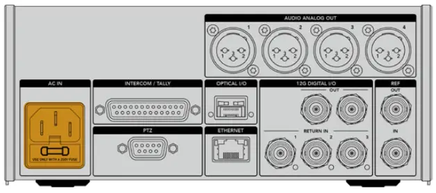 proavl Blackmagic URSA Mini URSA Mini Pro - Powering the Studio Fiber Converter