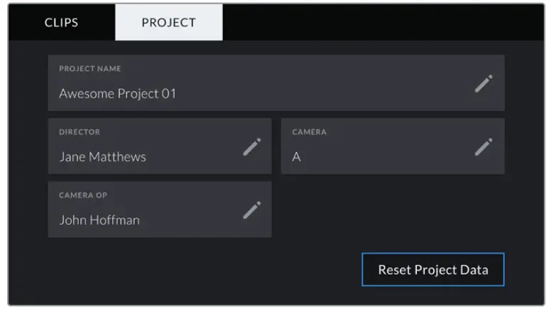 proavl Blackmagic URSA Mini URSA Mini Pro - roject