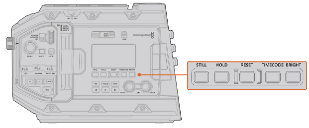 proavl Blackmagic URSA Mini URSA Mini Pro - Status LCD Controls 