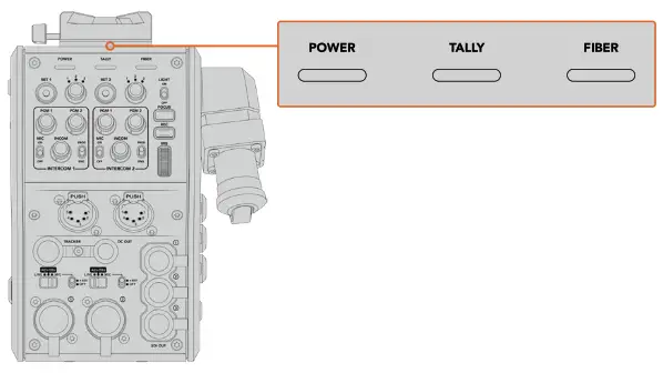 proavl Blackmagic URSA Mini URSA Mini Pro - Status Indicators