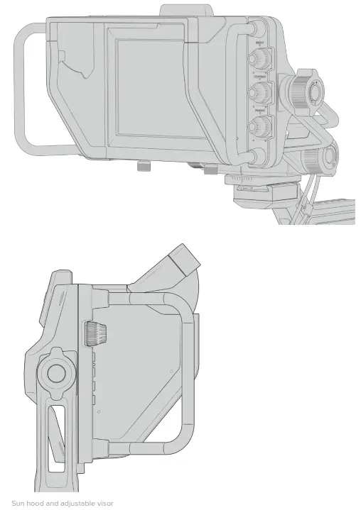 proavl Blackmagic URSA Mini URSA Mini Pro - Sun hood