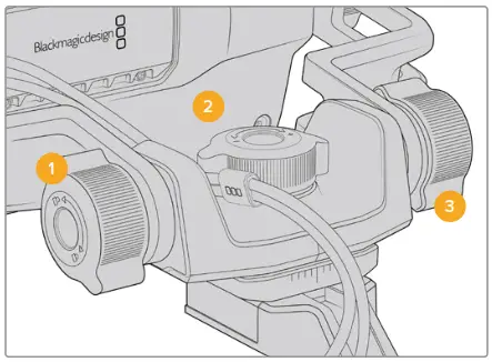 proavl Blackmagic URSA Mini URSA Mini Pro - Tilt Lock Dial