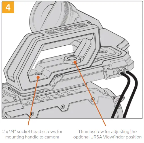 proavl Blackmagic URSA Mini URSA Mini Pro - URSA Viewfinder4