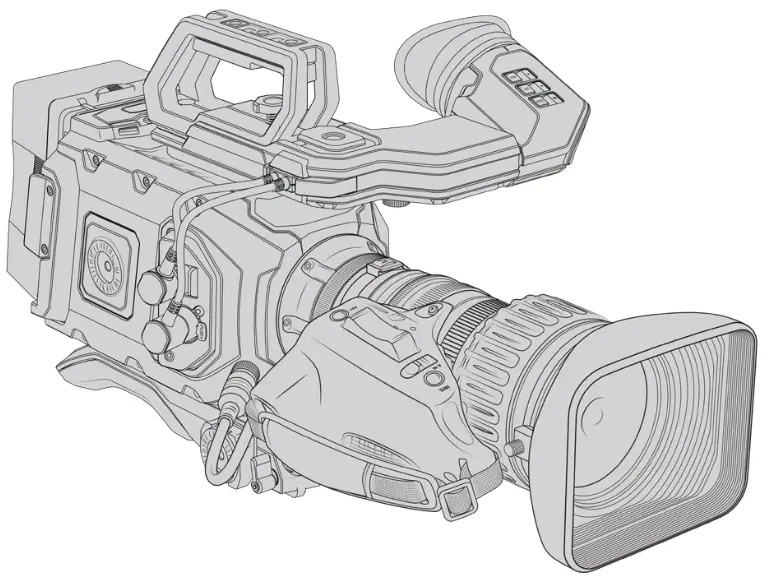 proavl Blackmagic URSA Mini URSA Mini Pro - Using Servo Zoom Lenses