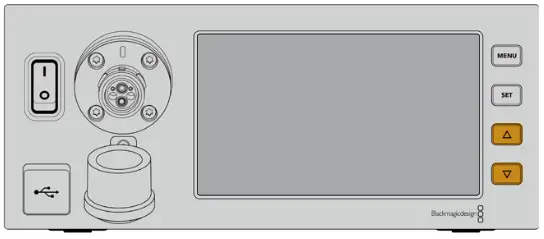 proavl Blackmagic URSA Mini URSA Mini Pro - Using the Menu