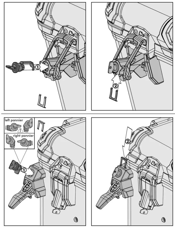 TOURATECH 01 403 6832 ZEGA EVO Stainless Luggage System for Honda CRF1100L Africa Twin - fig6