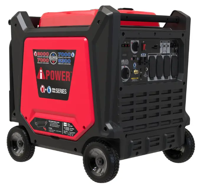 POWER SUA8000iED 8000 Watt Dual Fuel Generator PRODUCT