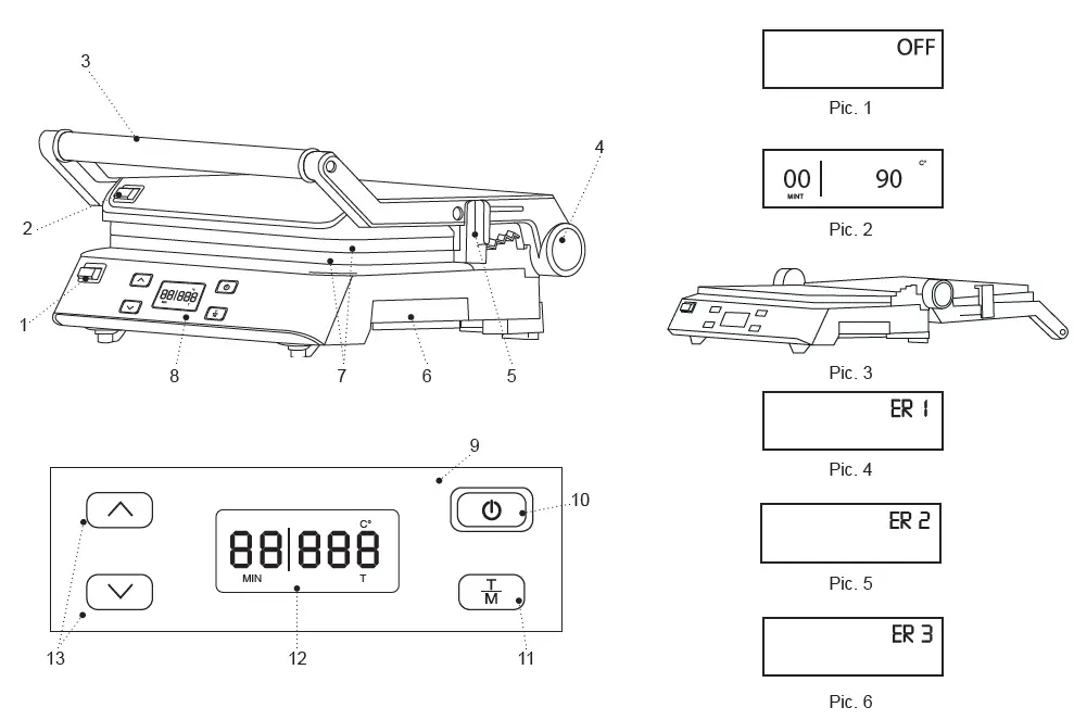 BRAYER-BR2006-Electric-Grill-Press-fig-1