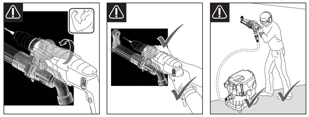 BOSCH GDE 16 Plus Virtually Dust Free Drilling - fig2