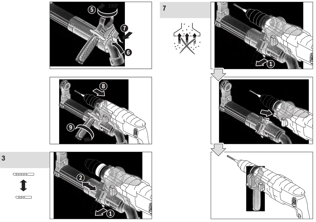 BOSCH GDE 16 Plus Virtually Dust Free Drilling - fig5