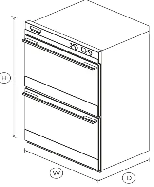 FISHER PAYKEL OB30DDEPX3_N 11 Function Self-cleaning Double Oven-fig2