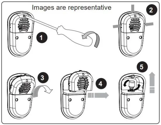 FIG 7 Replacing the Light Bulb