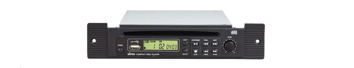 Mipro Ma-707 Cd Player Module User Guide Mipro Ma-707 Cd Player Module User Guide