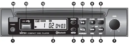 MIPRO MA-707 CD Player Module-fig8