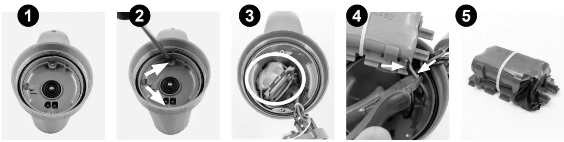 POOL BLASTER 14101AL Aqua Broom Turbo Cordless Swimming Pool and Spa Vacuum Cleaner Owner's Manual - END OF LIFE BATTERY DISPOSAL