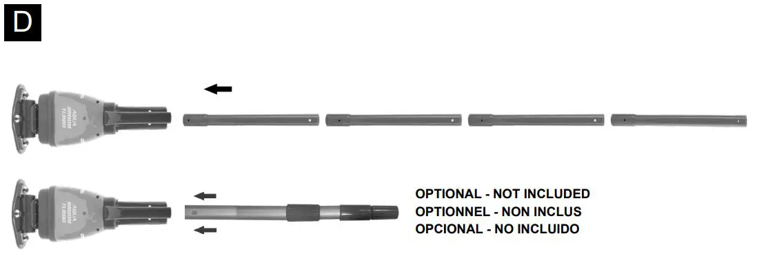 POOL BLASTER 14101AL Aqua Broom Turbo Cordless Swimming Pool and Spa Vacuum Cleaner Owner's Manual - Fig 2