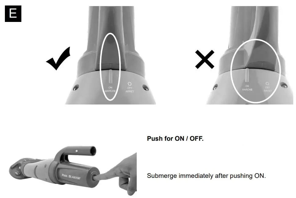 POOL BLASTER 14101AL Aqua Broom Turbo Cordless Swimming Pool and Spa Vacuum Cleaner Owner's Manual - Fig 3