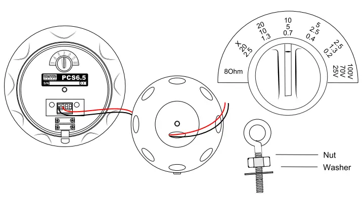 Earthquake-PCS-6.5-Pendant-Ceiling-Speaker-fig-2