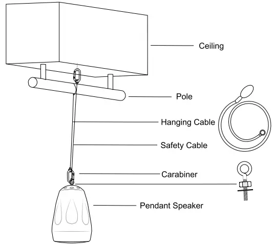 Earthquake-PCS-6.5-Pendant-Ceiling-Speaker-fig-6