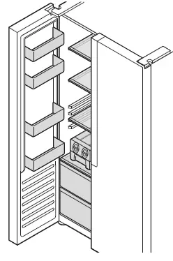 ELVITA CBS4910S Fridge Freezer-7