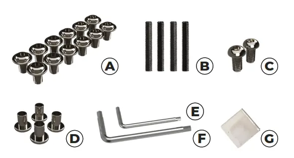 SELKA MAHTUVA Height Adjustable Desk - screw
