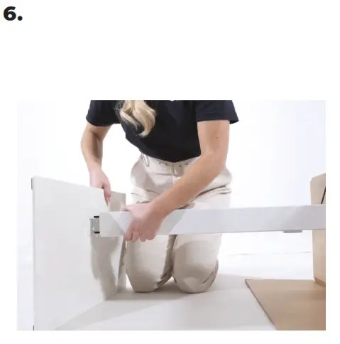 SELKA MAHTUVA Height Adjustable Desk - sideways