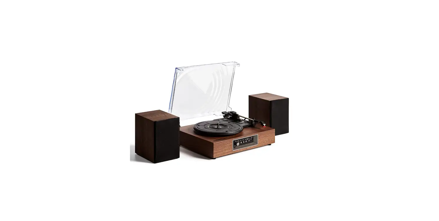 Shooron Bluetooth Vinyl Record Player Speaker User Manual