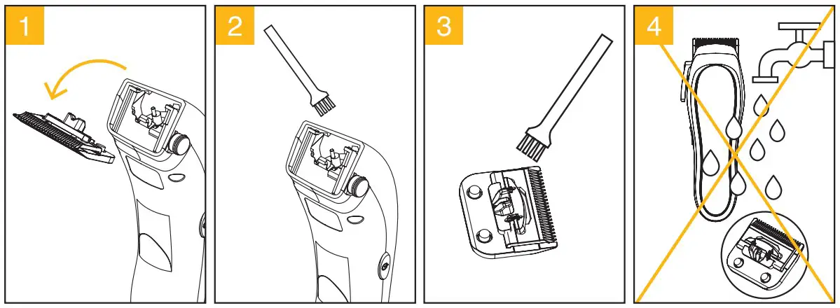 Cleaning instruction