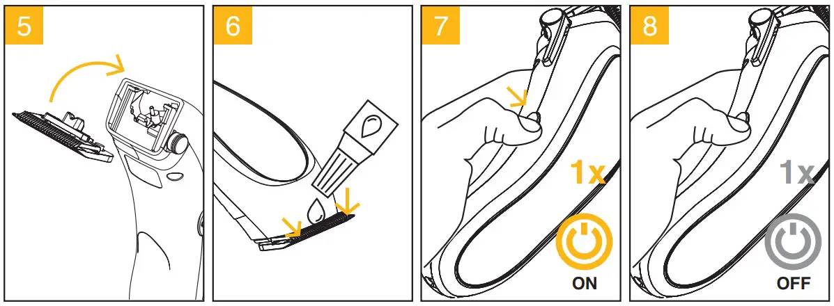 Cleaning instruction