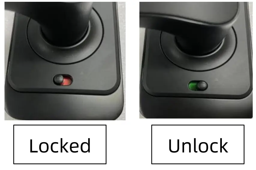 Techno Tec H35B Smart door locked - Locking Button