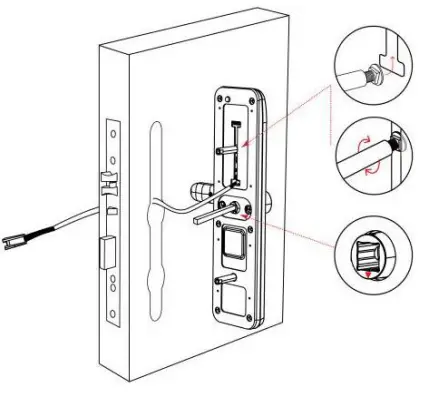 Techno Tec H35B Smart door locked - fig 3