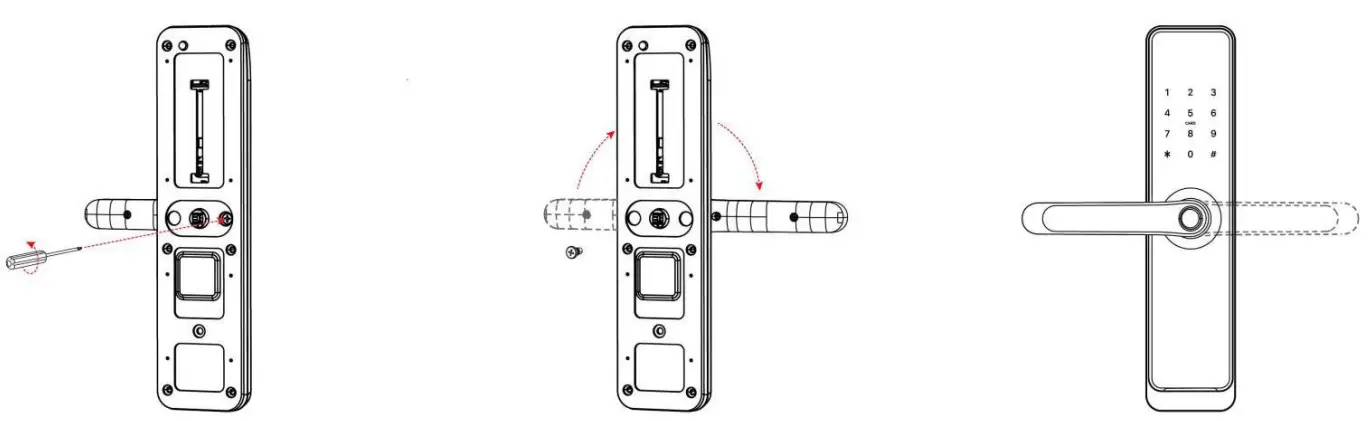 Techno Tec H35B Smart door locked - fig
