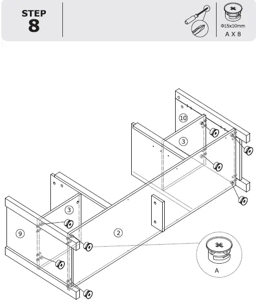 COSTWAY HV10085BK TV Stand-12