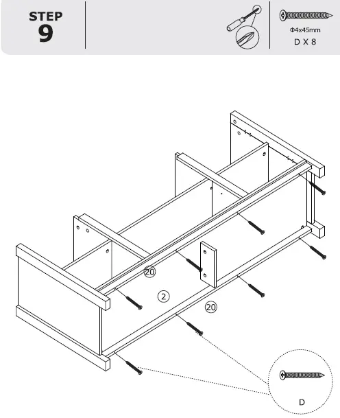COSTWAY HV10085BK TV Stand-13