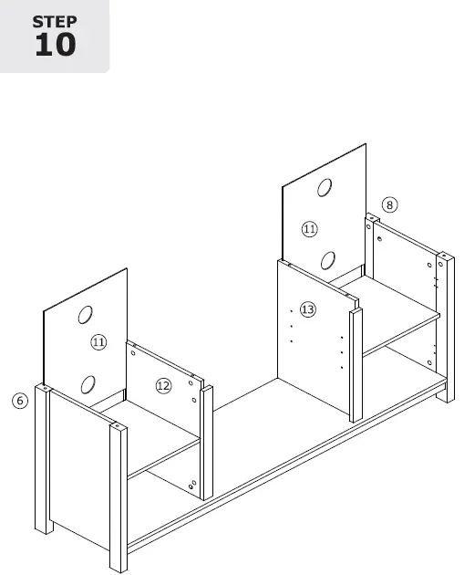 COSTWAY HV10085BK TV Stand-14