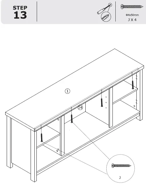 COSTWAY HV10085BK TV Stand-17