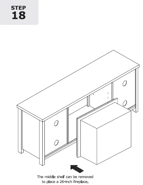 COSTWAY HV10085BK TV Stand-22