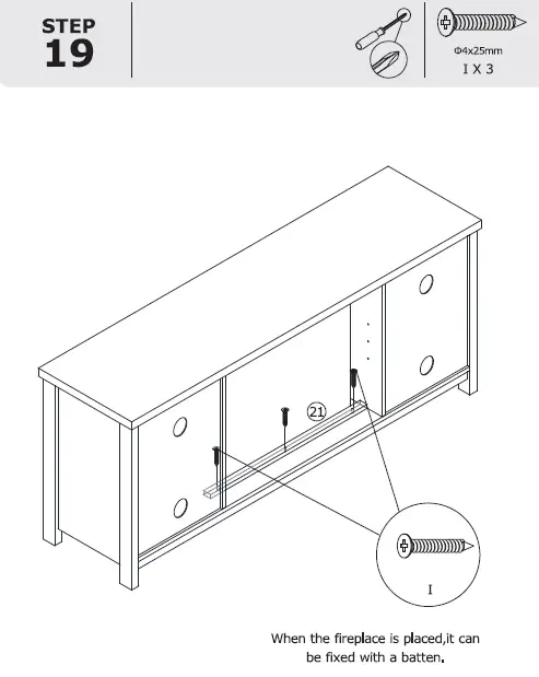COSTWAY HV10085BK TV Stand-23