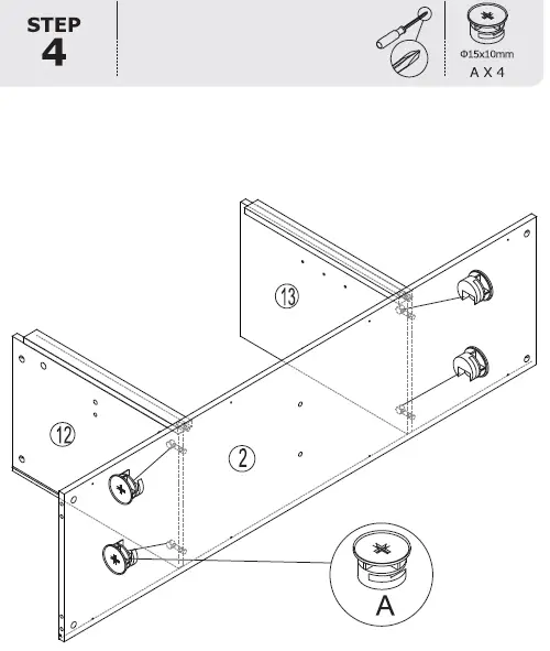 COSTWAY HV10085BK TV Stand-8