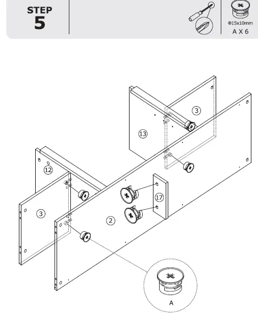 COSTWAY HV10085BK TV Stand-9