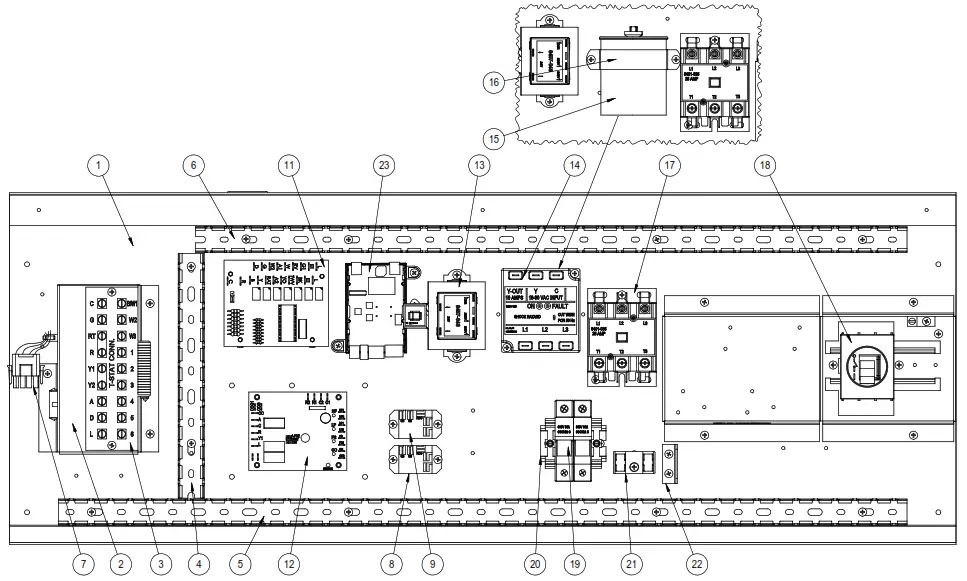 Bard 11EER Q-TECTM Series - CONTROL PANEL