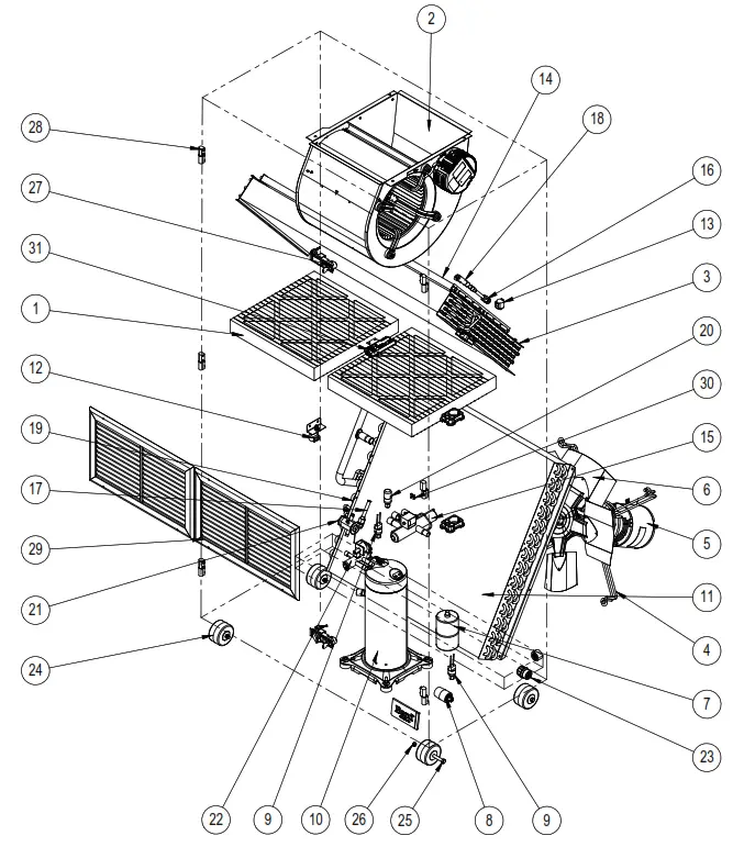 Bard 11EER Q-TECTM Series - FUNCTIONAL COMPONENTS